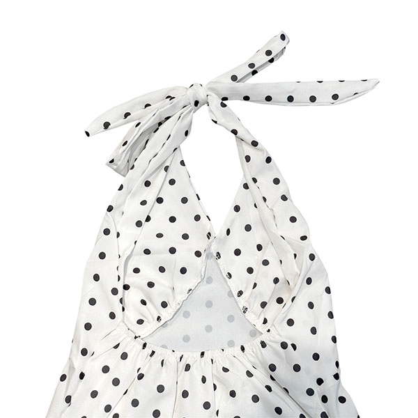 DOT HALTER ONE PIECE