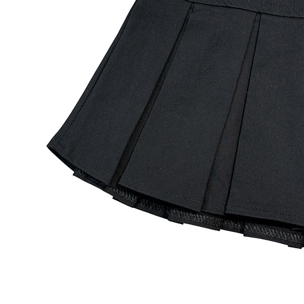 STUDS PLEATS SKIRT