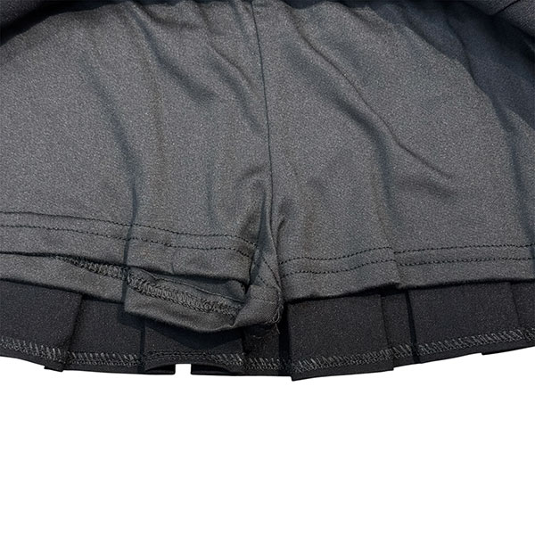 STUDS PLEATS SKIRT