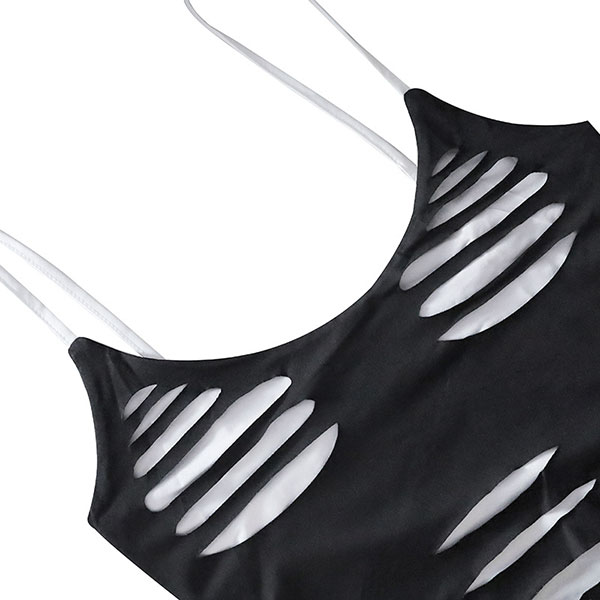 HOLLOW HALTER ONEPIECE