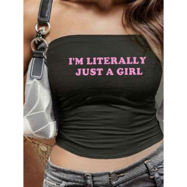 JUST A GIRL BARE TOP
