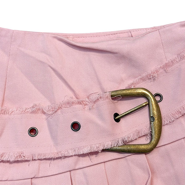 WIDE BELT PLEATS SKORT