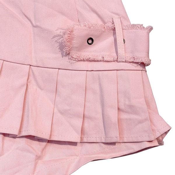 WIDE BELT PLEATS SKORT