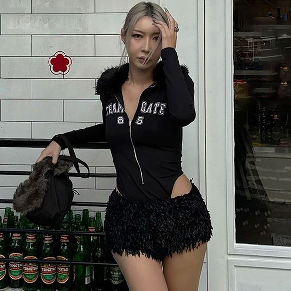 FUR SHORTS