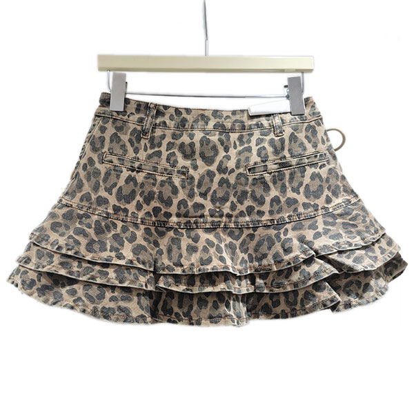 LACE UP FRILL SKIRT