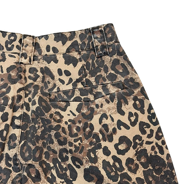 LEOPARD CARGO SHORTS