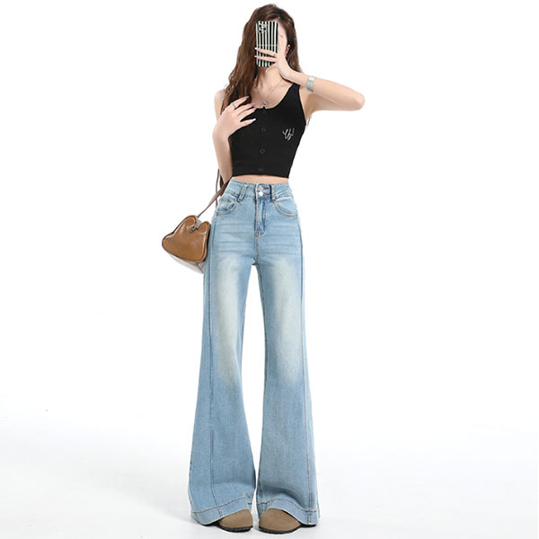 FLARE DENIM PANTS