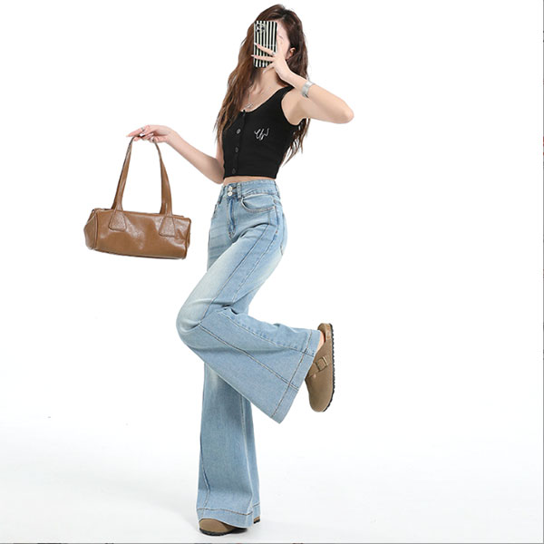 FLARE DENIM PANTS