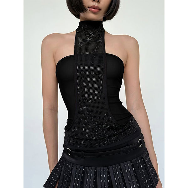 STONE HALTER NECK