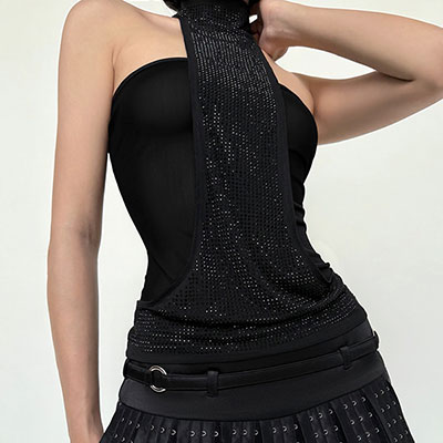 STONE HALTER NECK