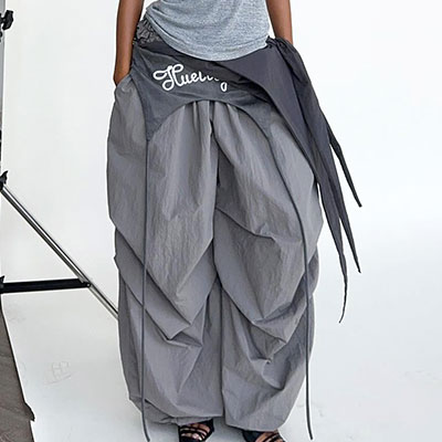 ROSE PARACHUTE PANTS