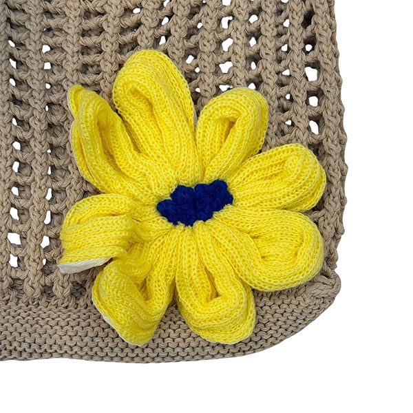FLOWER MESH TOTE BAG