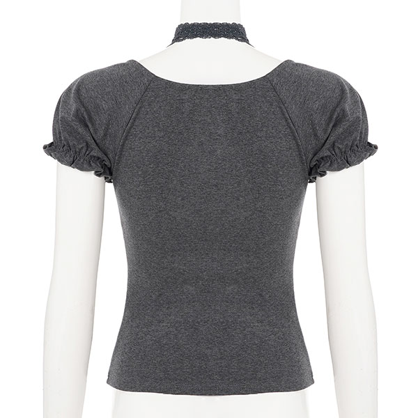 PUFF SLEEVE FRENCH CUTSEW