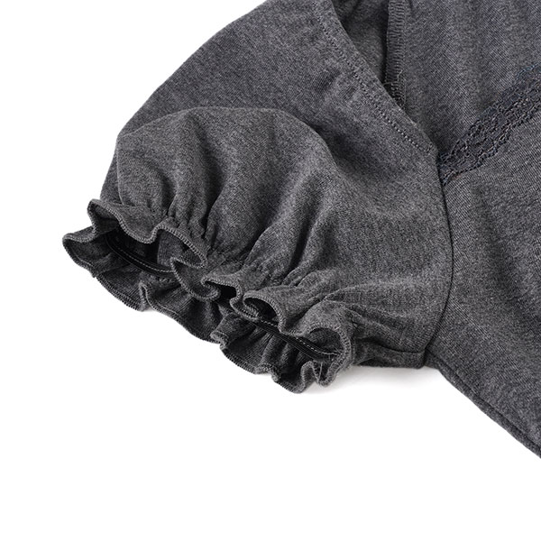 PUFF SLEEVE FRENCH CUTSEW