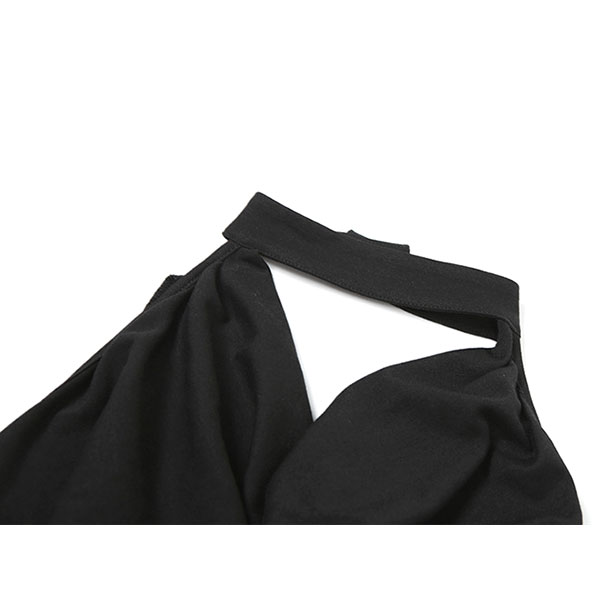 BACKLESS HALTER NECK