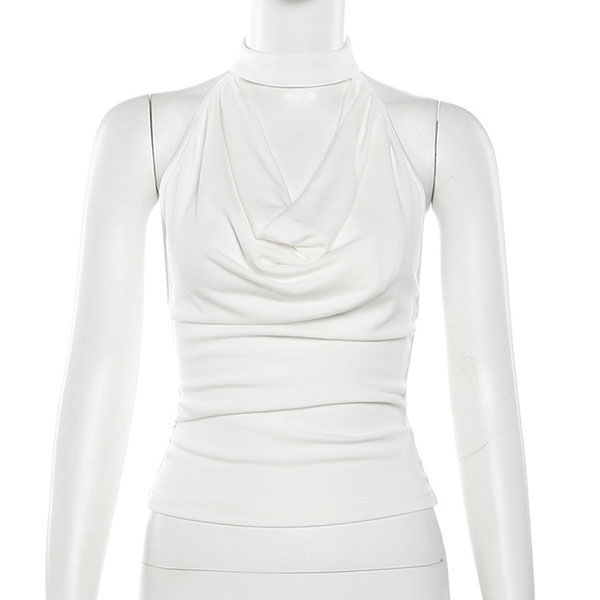 BACKLESS HALTER NECK