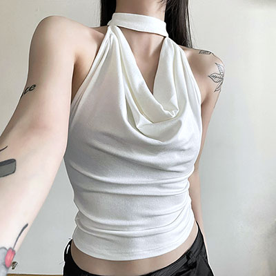 BACKLESS HALTER NECK