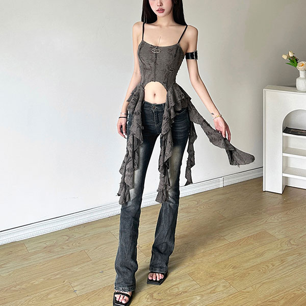 DAMAGE FRILL CAMISOLE