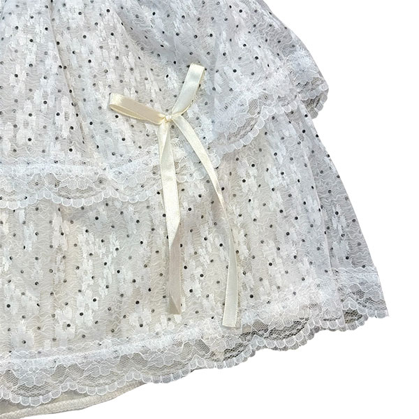 DOT LACE SKIRT
