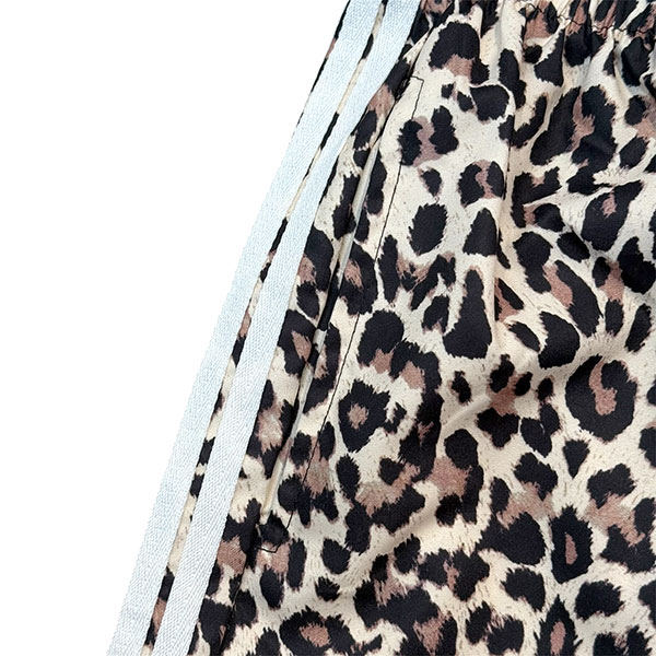 LEOPARD LINE RIBBON PANTS