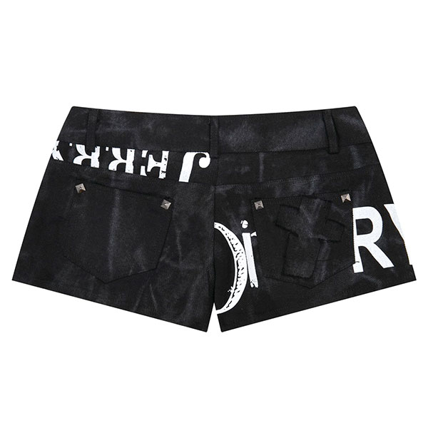 STUDS GRAFFITI SKIRT