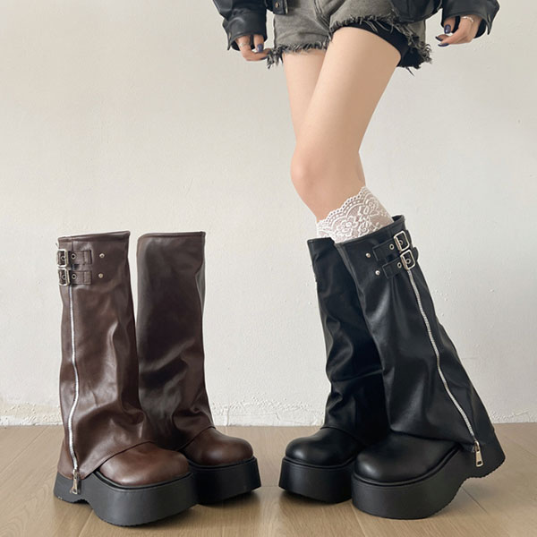 TROUSER ZIP BOOTS