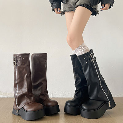 TROUSER ZIP BOOTS