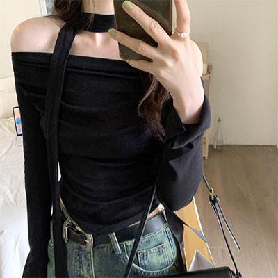 RIBBON OFF SHOULDER