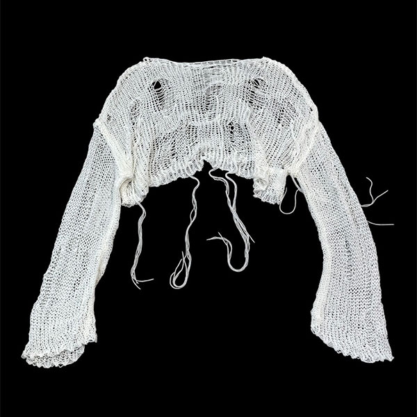CROPPED MESH TOPS