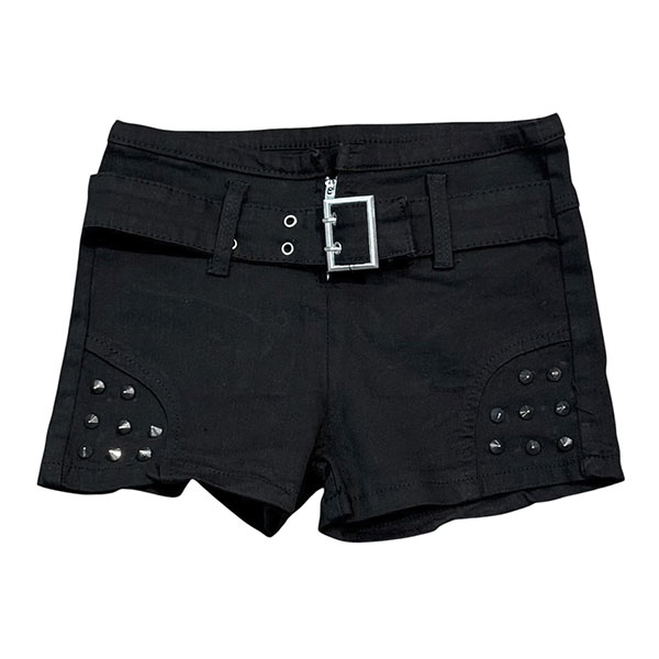 STUDS BELT SHORTS