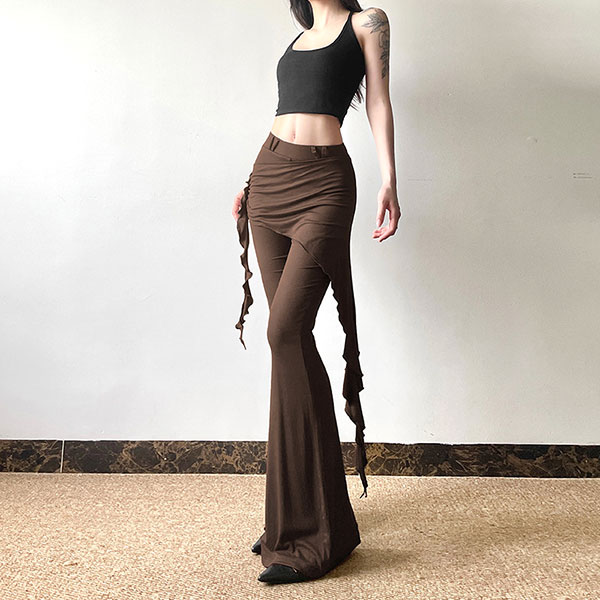 RIBBON FLARE PANTS