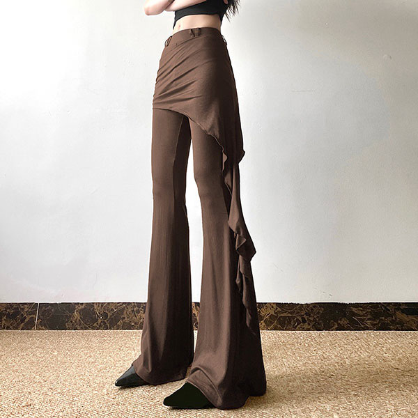 RIBBON FLARE PANTS
