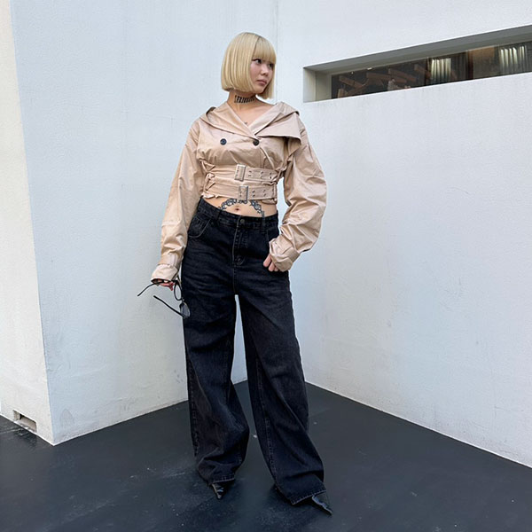 SHORT TRENCH JACKET