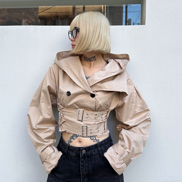 SHORT TRENCH JACKET