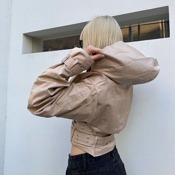 SHORT TRENCH JACKET