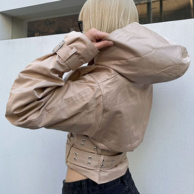 SHORT TRENCH JACKET