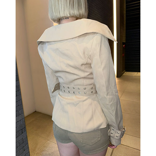 OPEN COLOR TRENCH JACKET