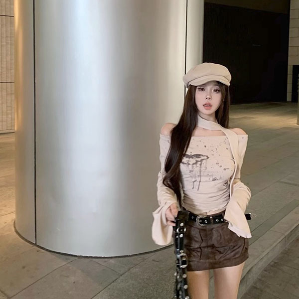 RIBBON OFF SHOULDER