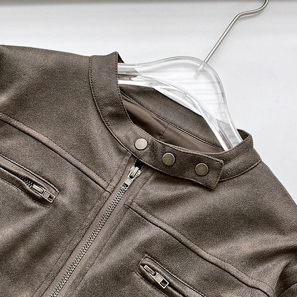 ECO LEATHER SINGLE RIDERS JACKET