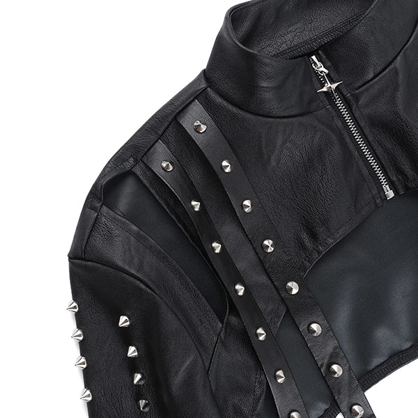 HIGH CUT STUDS JACKET