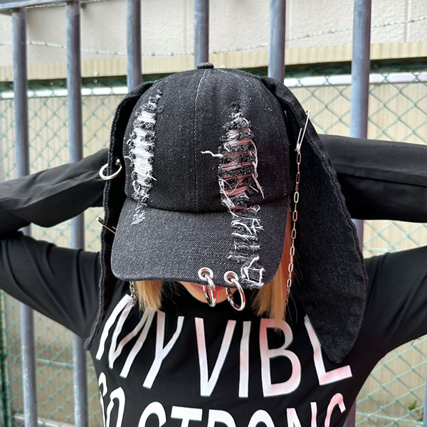 RABBIT EAR CAP