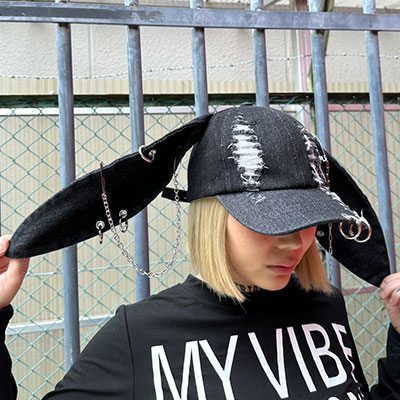 RABBIT EAR CAP