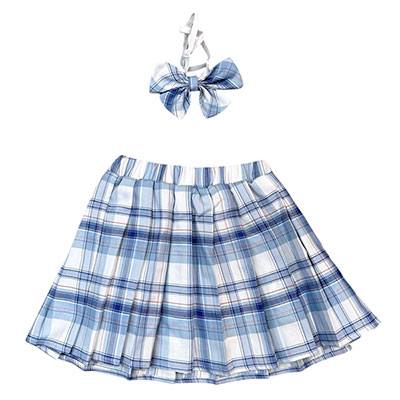 CHECK PLEATS SKORT【KIDS】