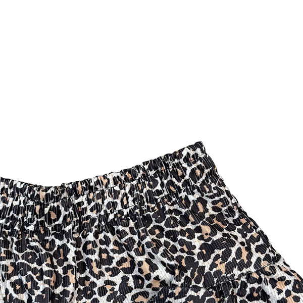 LEOPARD FRILL SKIRT