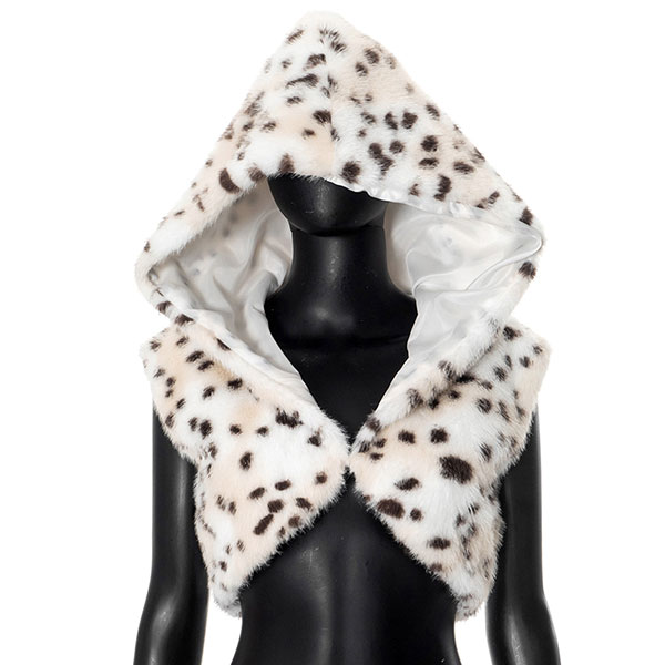 FUR HOOD VEST
