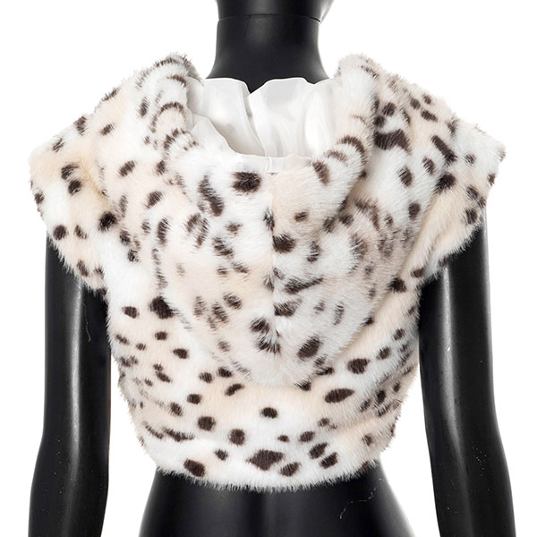 FUR HOOD VEST