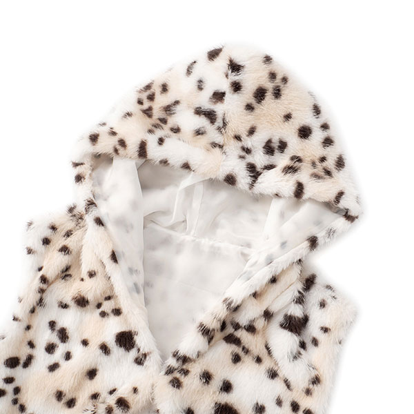 FUR HOOD VEST
