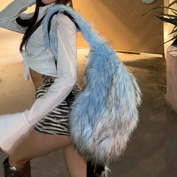 FUR BACKPACK