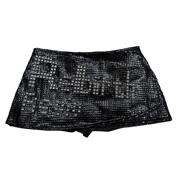 LETTER STUDS SKIRT