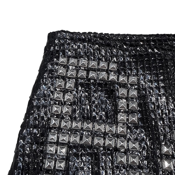 LETTER STUDS SKIRT